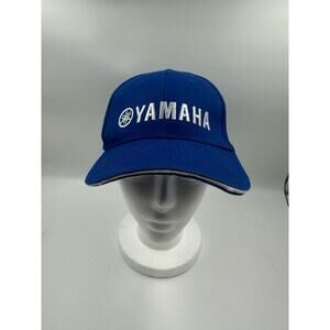 Yamaha Hat Cap Men’s Blue White Strapback Embroidered
